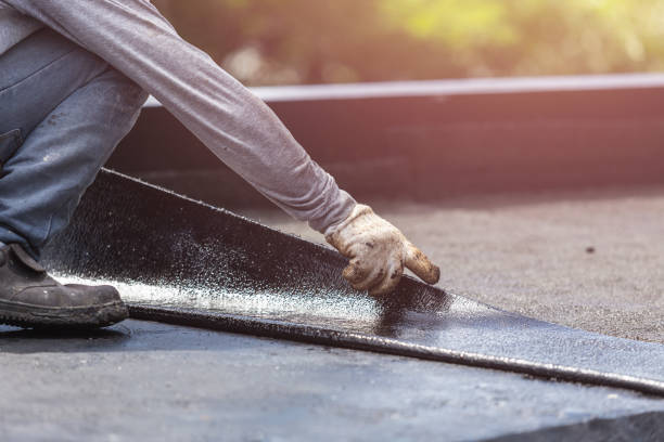 Professional Waterproofing technician working in Danville, IN